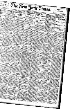 Picture of the newspaper the New York Times